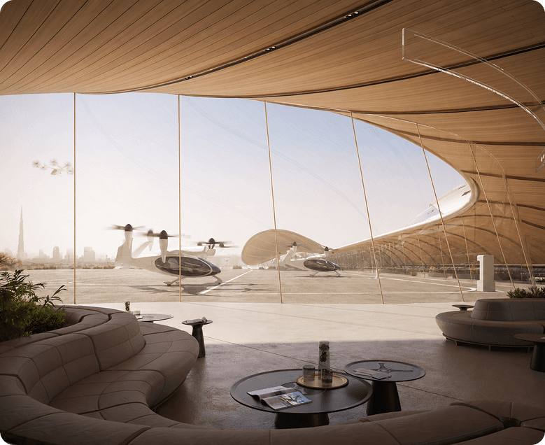 Futuristic Vertiport